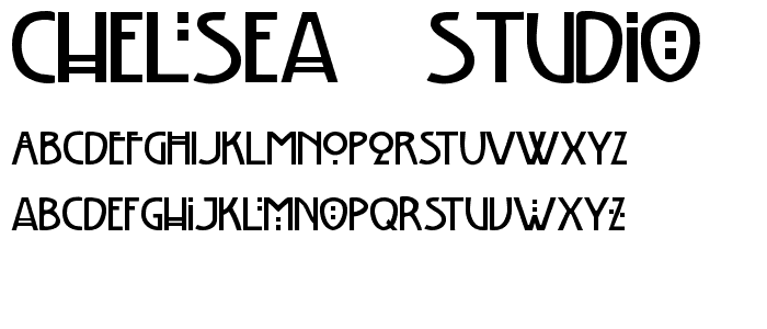 Chelsea Studio font